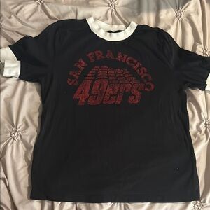 Junk Food Clothing Black and White Tee